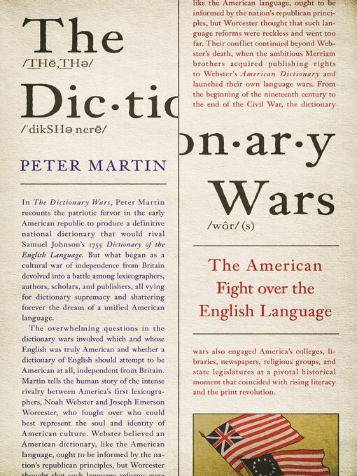 Title details for The Dictionary Wars by Peter Martin - Wait list